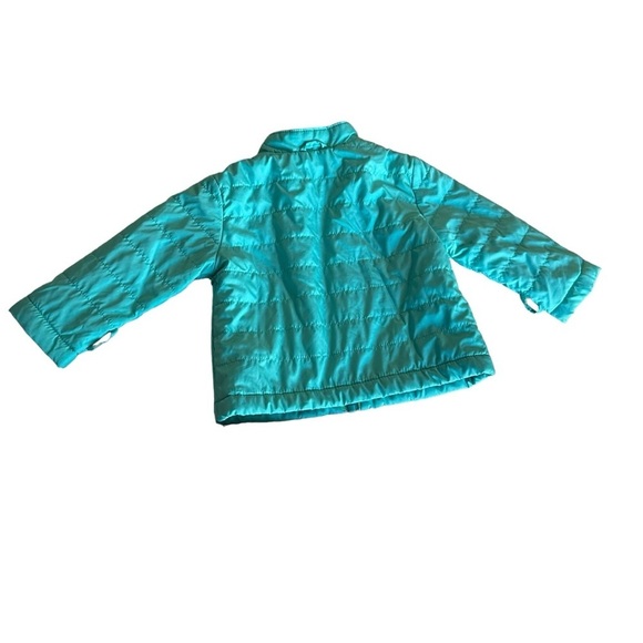 Cat & Jack girls size 18 month teal jacket lined with fleece - Picture 2 of 3